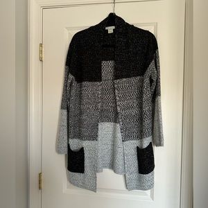 Color block cardigan
